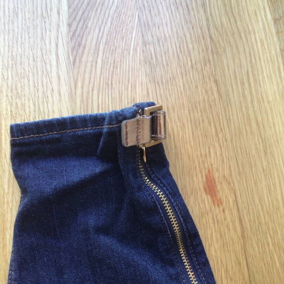 WHBM Skinny Ankle Buckle Accent Darkwash Jeans sz 2 - Picture 7 of 7